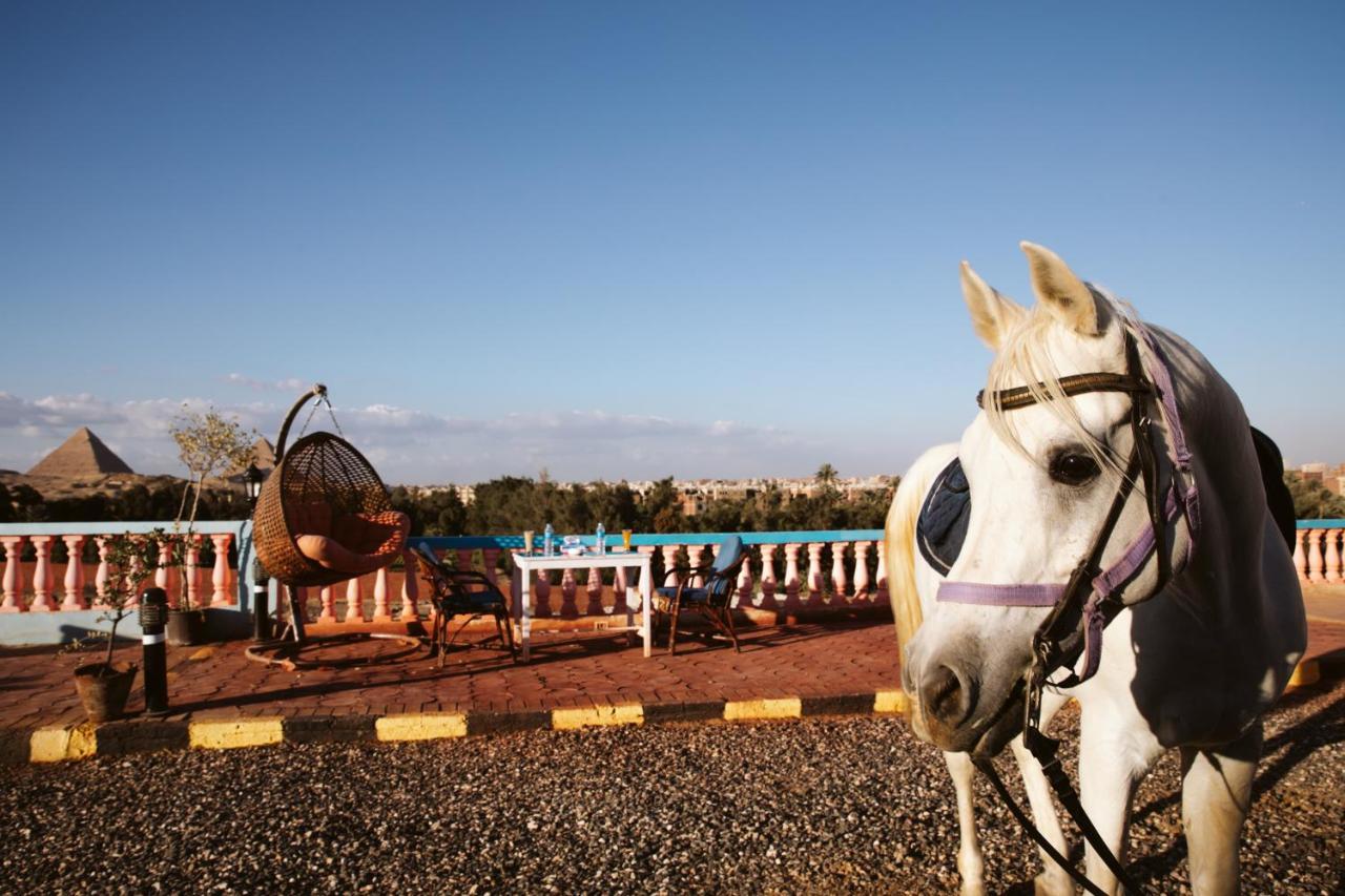 Heru Pyramids View Hotel Il Il Cairo Esterno foto